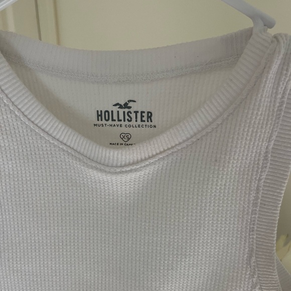 White Ribbed Tank Top - Picture 3 of 3